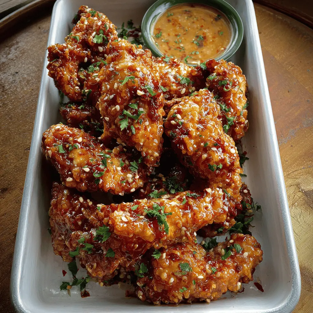 Crispy Bang Bang Chicken With Easy Sauce