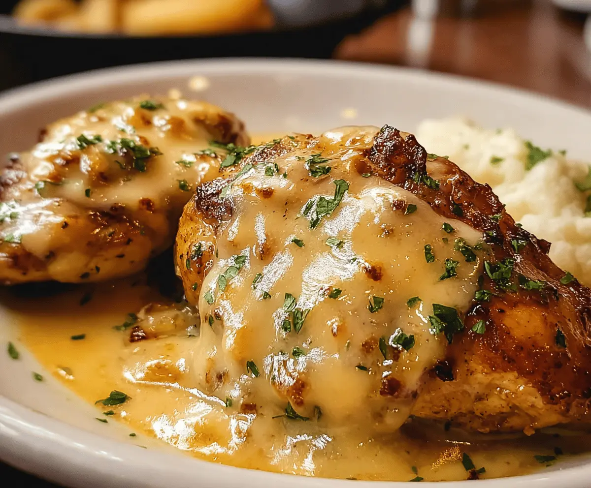 Easy Texas Roadhouse Smothered Chicken Recipe
