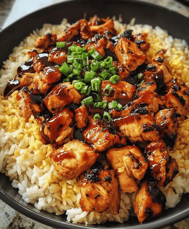 Easy Honey BBQ Chicken Rice Bowl Recipe