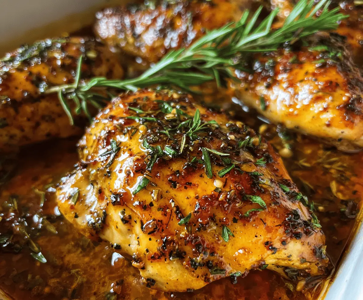 Easy Baked Honey Dijon Chicken Recipe
