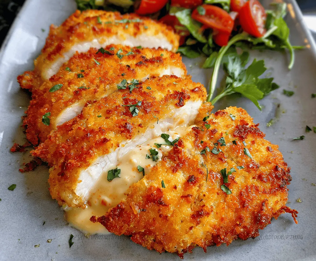 Crispy Air Fryer Parmesan Chicken With Mayo