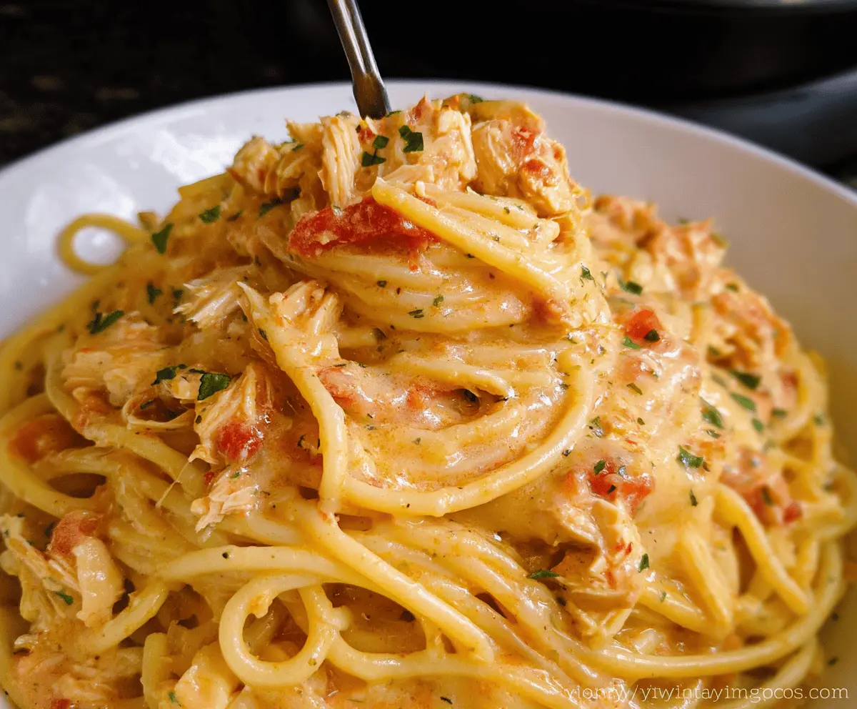 Easy Crockpot Chicken Spaghetti Recipe for Busy Weeknights