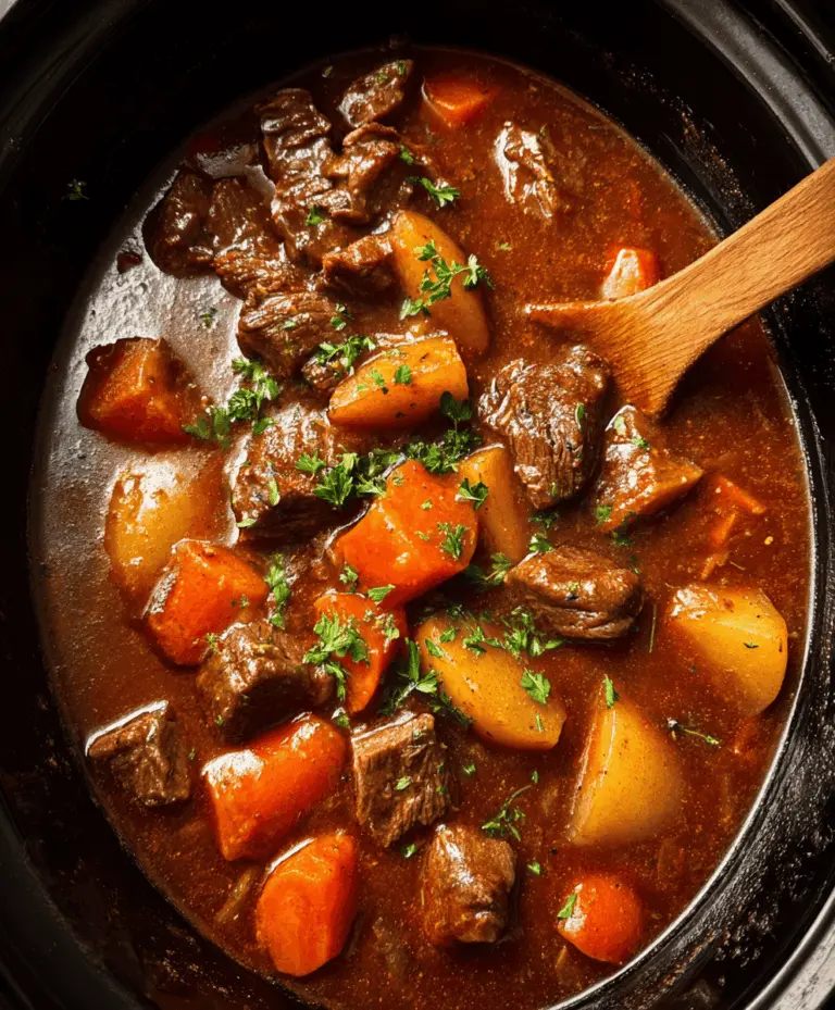 Easy Crock Pot Beef Stew Recipe