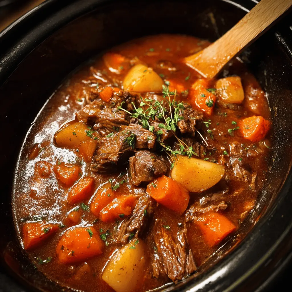 Easy Crock Pot Beef Stew Recipe