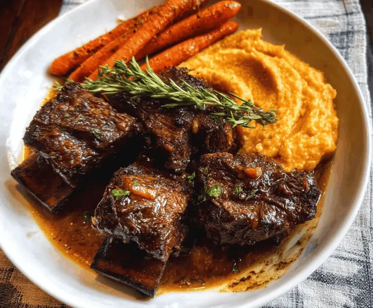 Super Tender Slow Cooker Beef Short Ribs Recipe