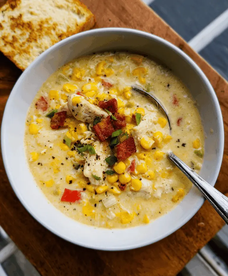 Easy Crockpot Chicken Corn Chowder Recipe