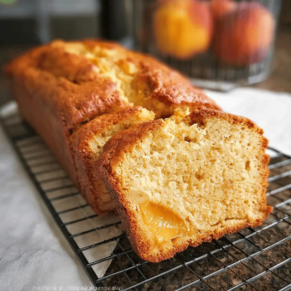 Easy Southern Peach Bread Recipe