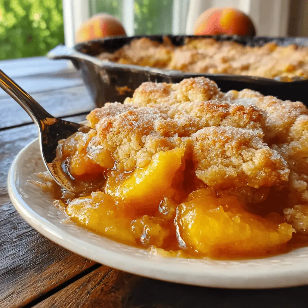 Classic Southern Peach Cobbler Recipe