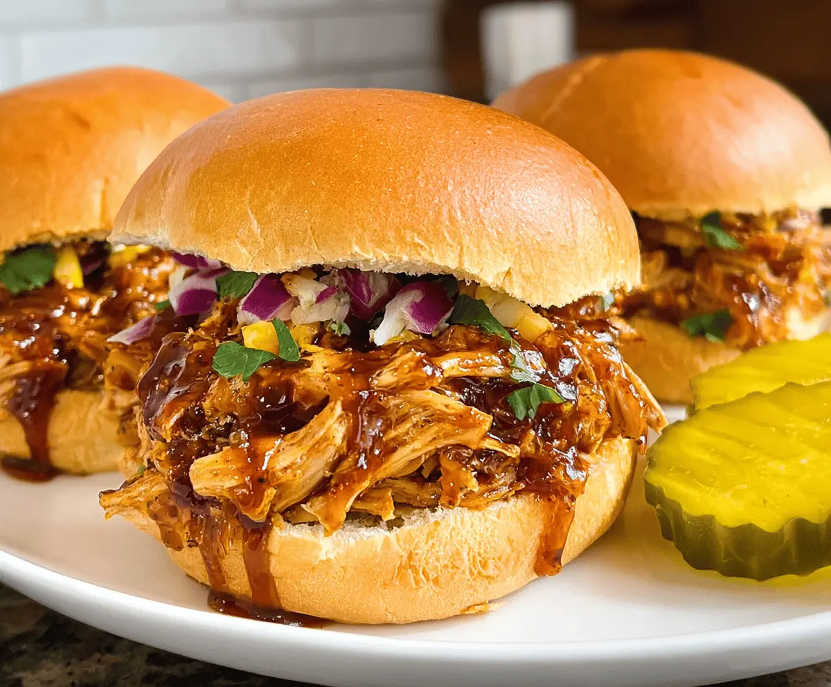 Slow Cooker Hot Honey Chicken Sandwich Recipe