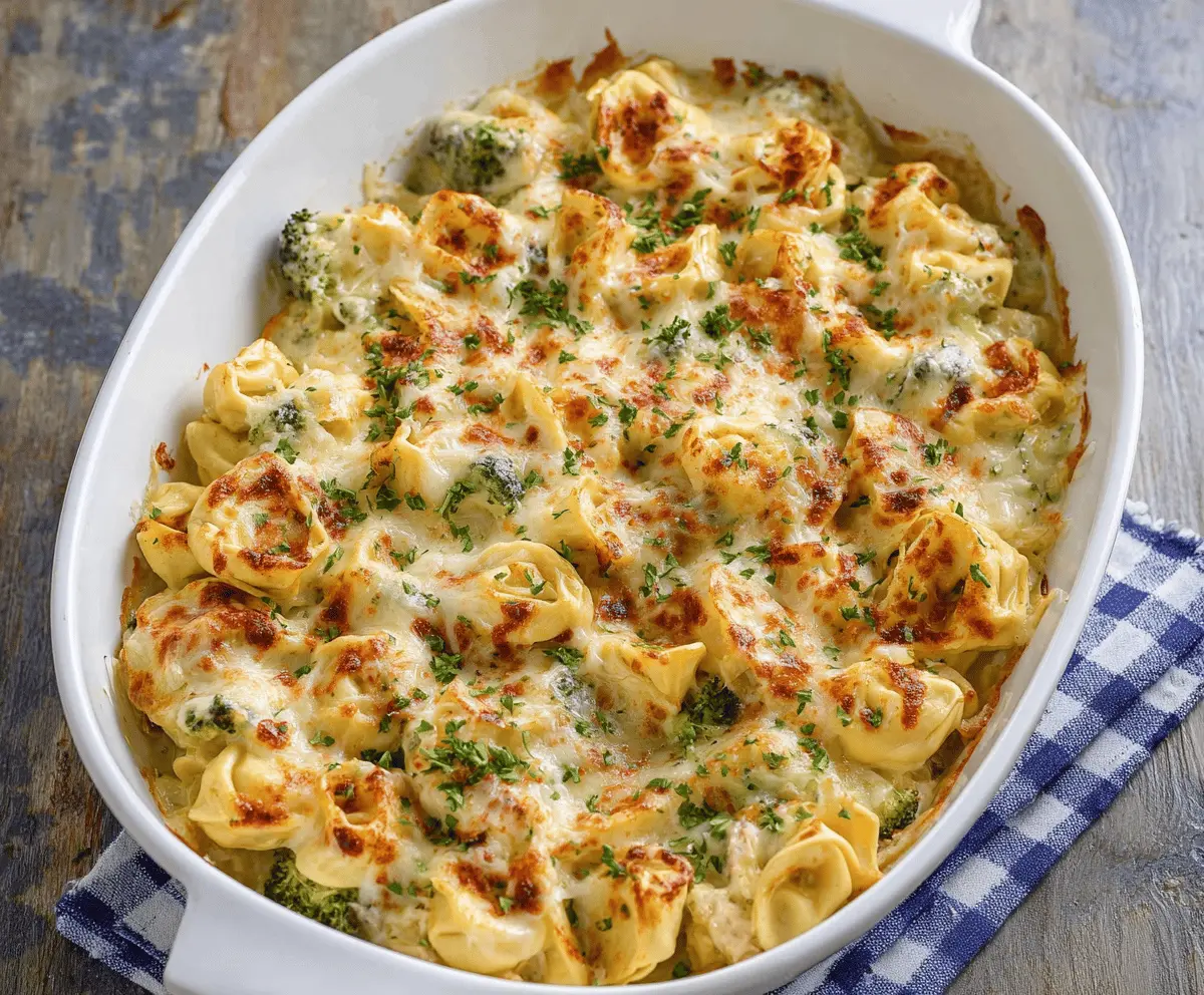 Alfredo Tortellini Bake