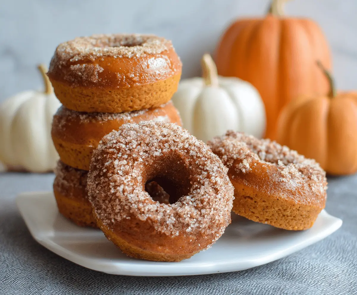 Baked Pumpkin Donuts