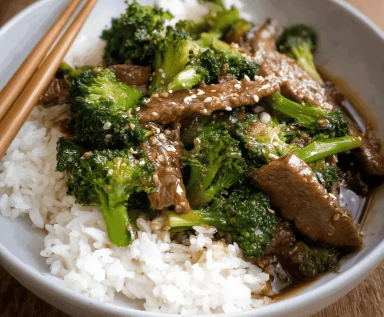Chinese Beef and Broccoli
