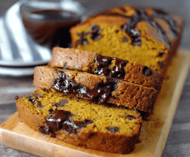Decadent Pumpkin Bread with Chocolate Chips