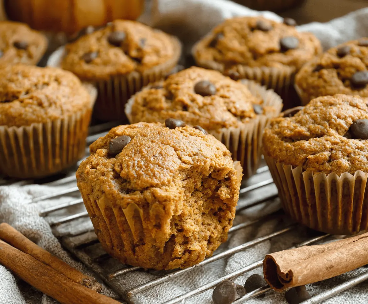 Healthy Flourless Pumpkin Muffins