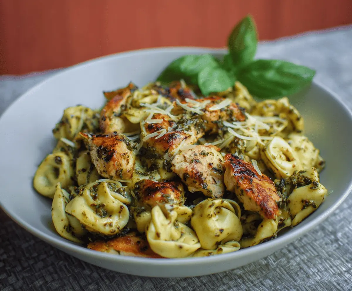 Pesto Chicken Tortellini