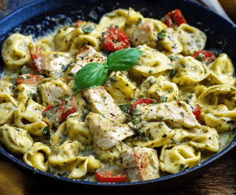 Pesto Chicken Tortellini