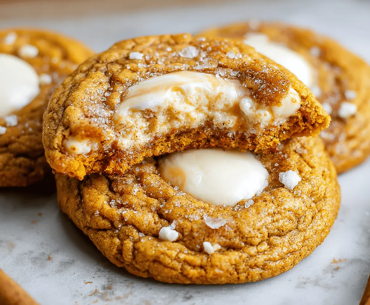 Pumpkin Cheesecake Cookies