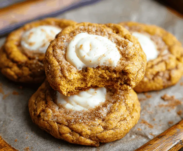 Pumpkin Cheesecake Cookies