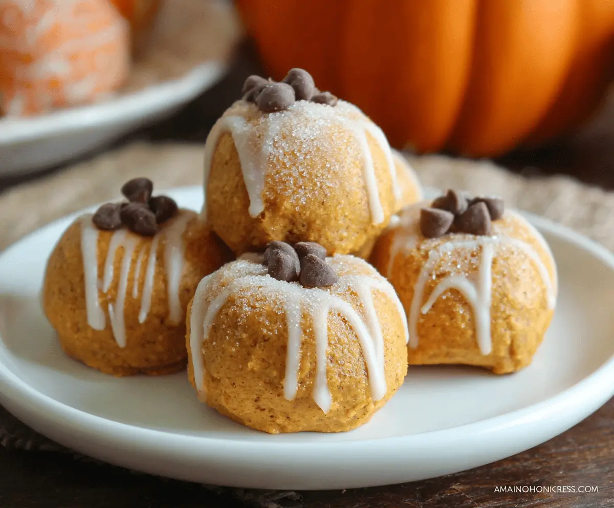 Pumpkin Cheesecake Truffles