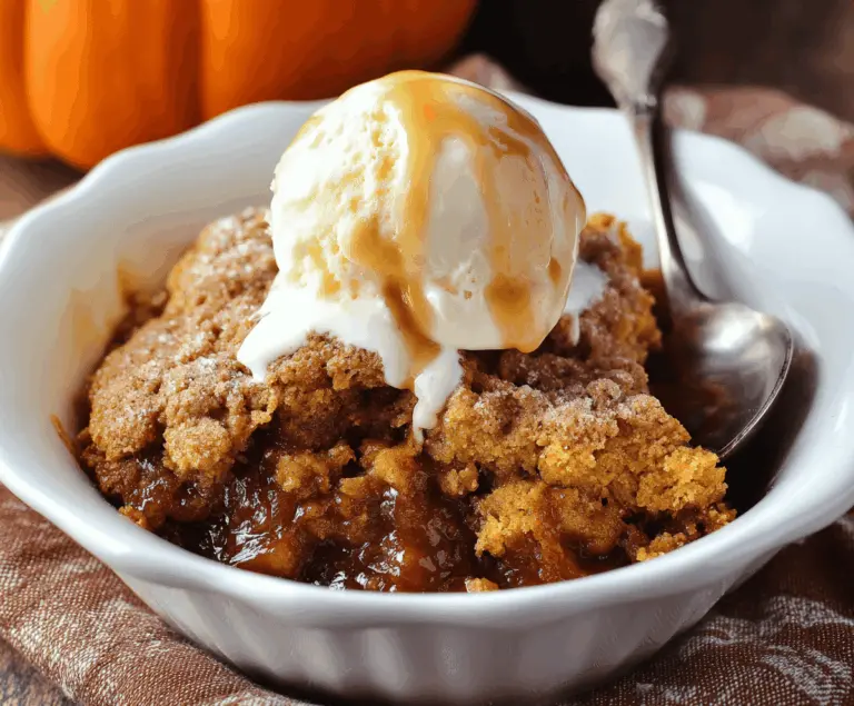 Pumpkin Cobbler