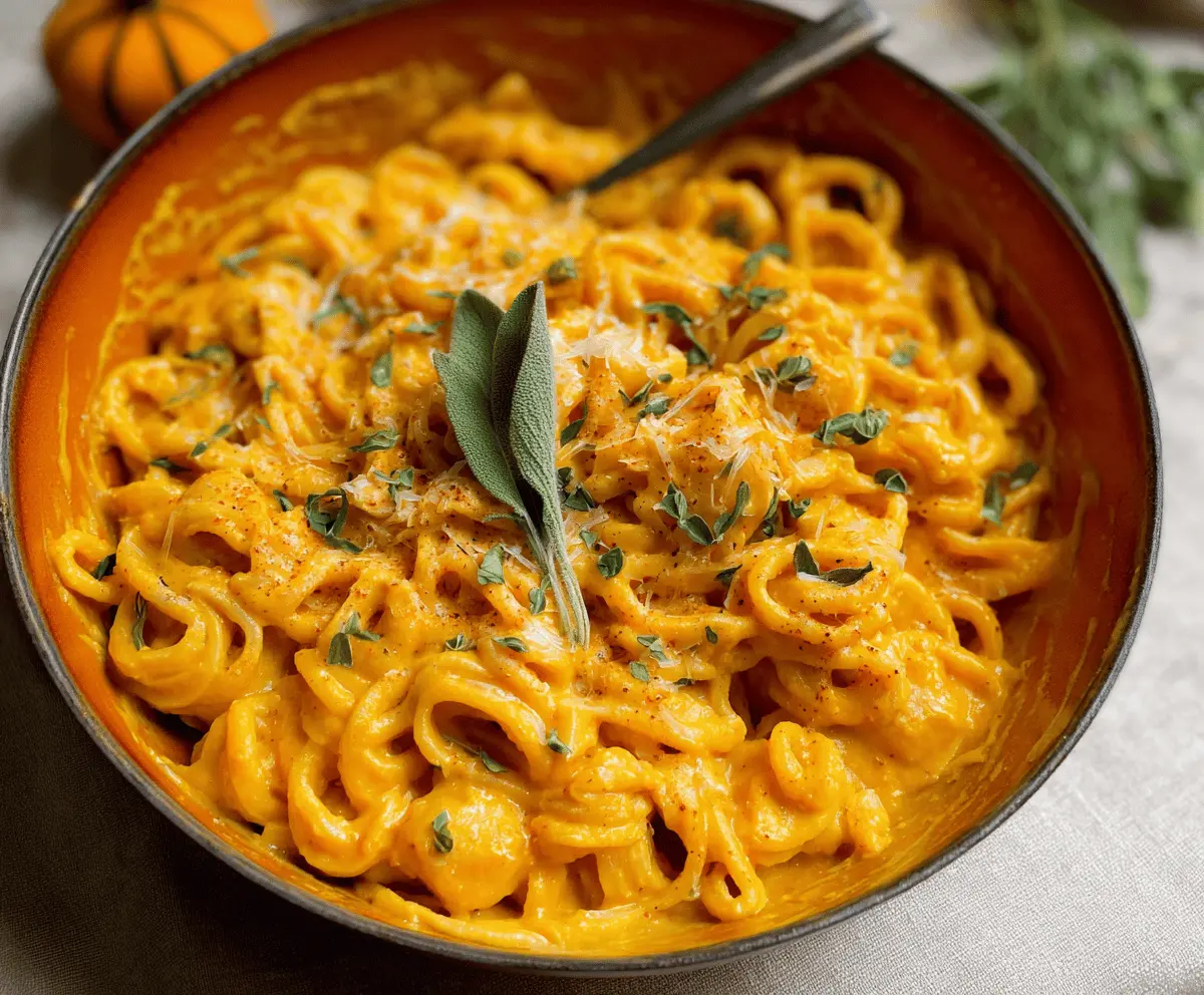 Pumpkin Pasta Sauce