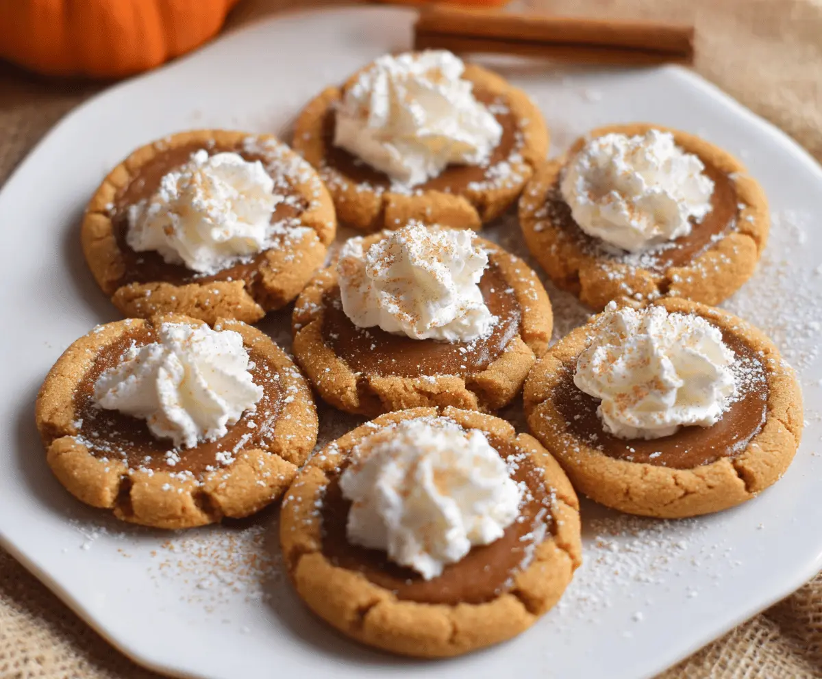 Pumpkin Pie Cookies
