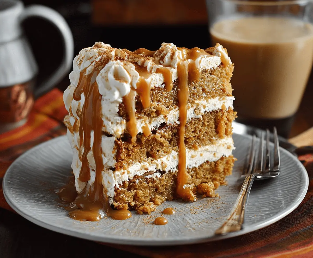 Pumpkin Spice Latte Cake