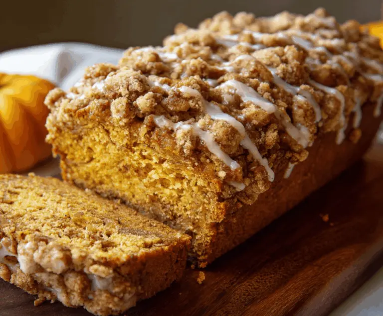 Pumpkin Streusel Bread