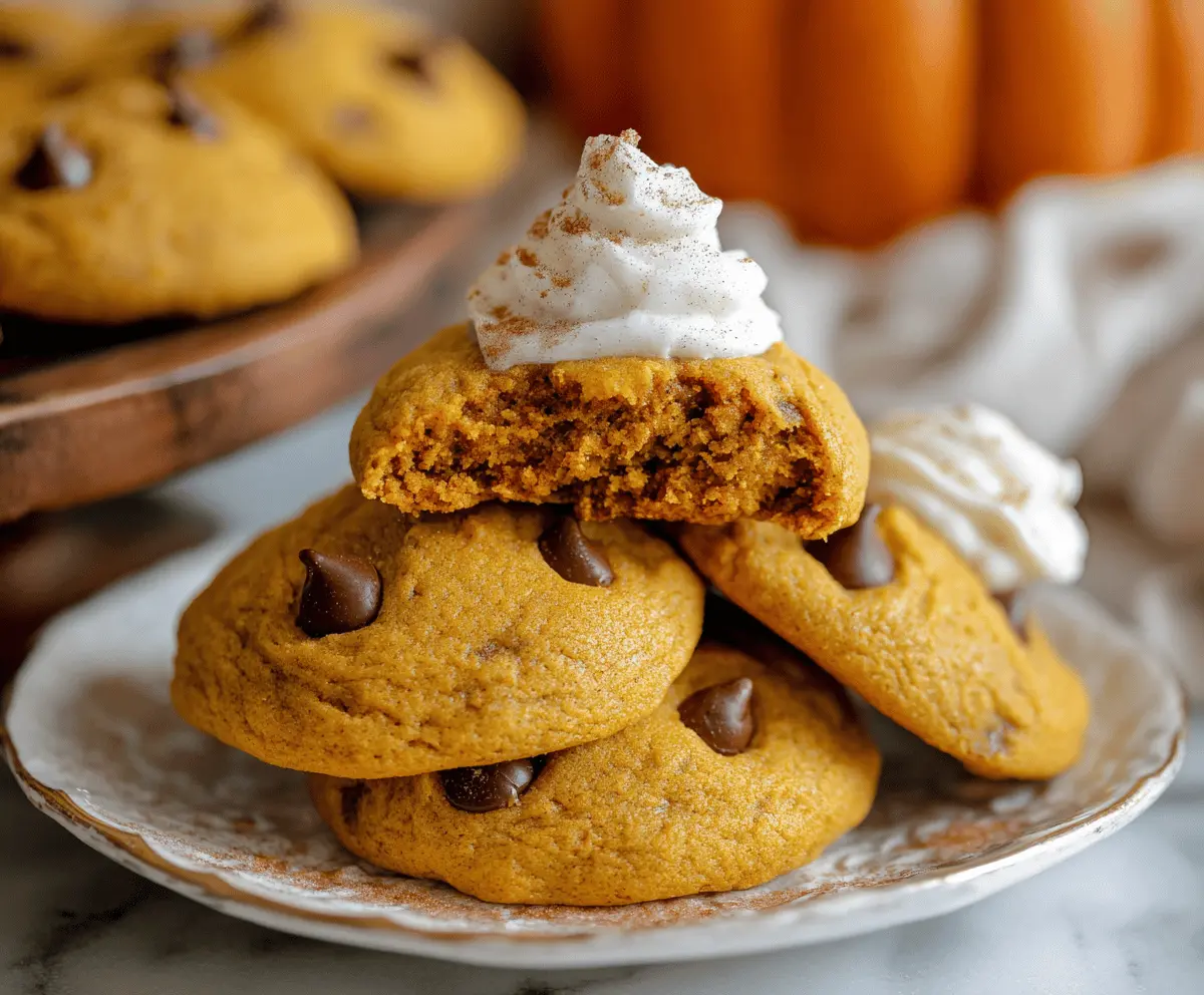 Soft Pumpkin Pie Cookies