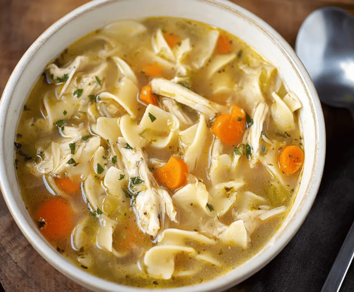 CopyCat Panera Bread Chicken Noodle Soup Recipe – Easy & Delicious Comfort Food