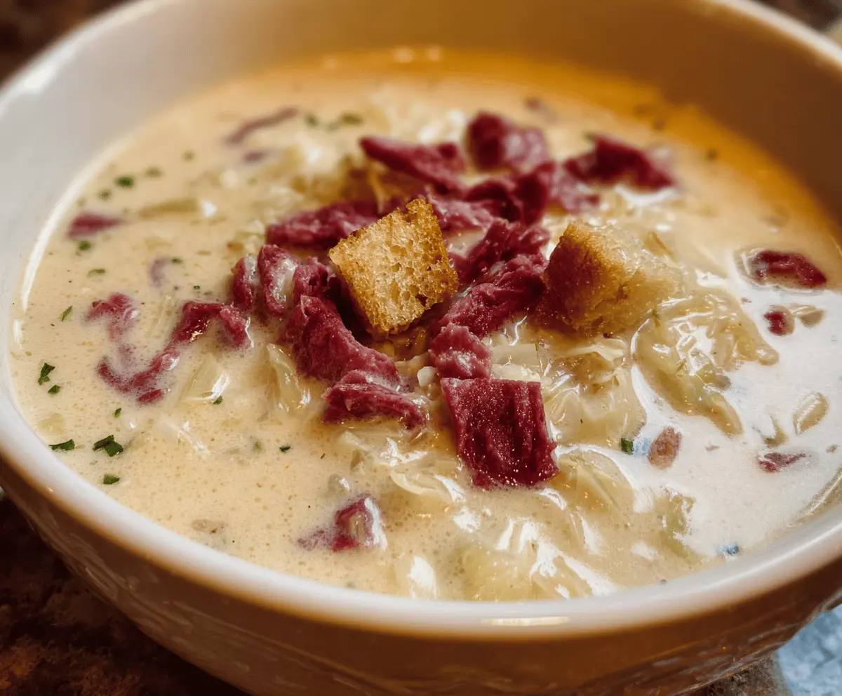 Creamy Reuben Soup