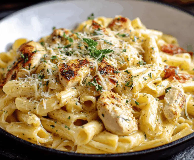 Easy Parmesan Chicken Pasta