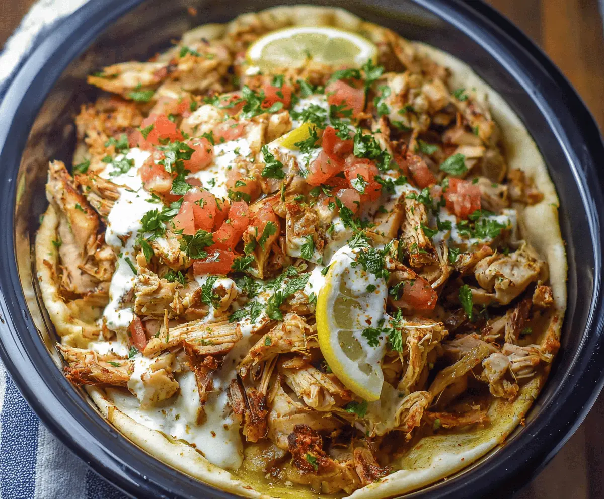 Easy Slow Cooker Chicken Shawarma Recipe – Juicy, Flavorful & Hassle-Free