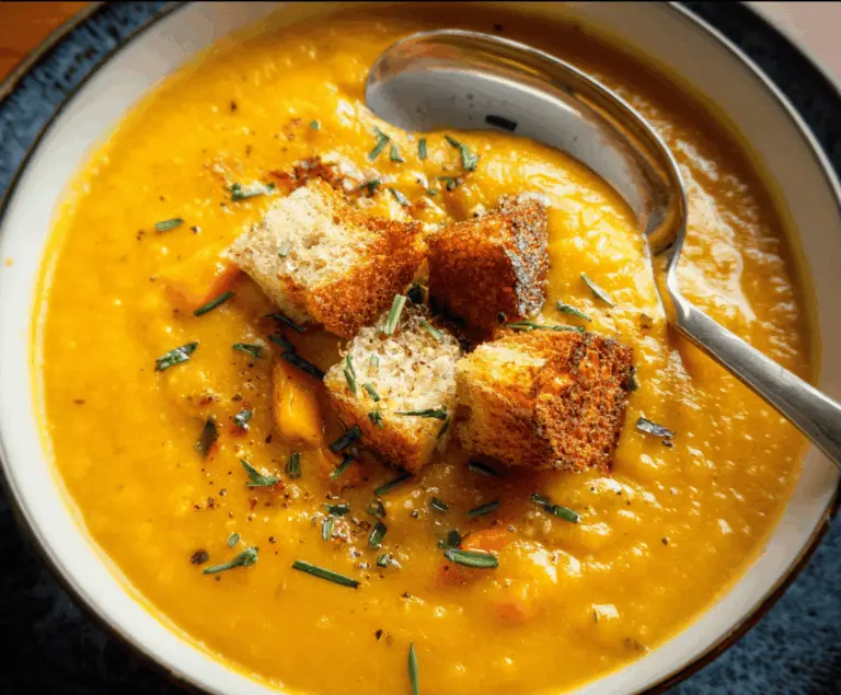 Flavorful Roasted Winter Vegetable Soup Recipe