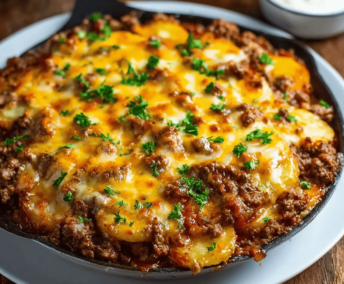 Easy Hobo Casserole Recipe with Ground Beef