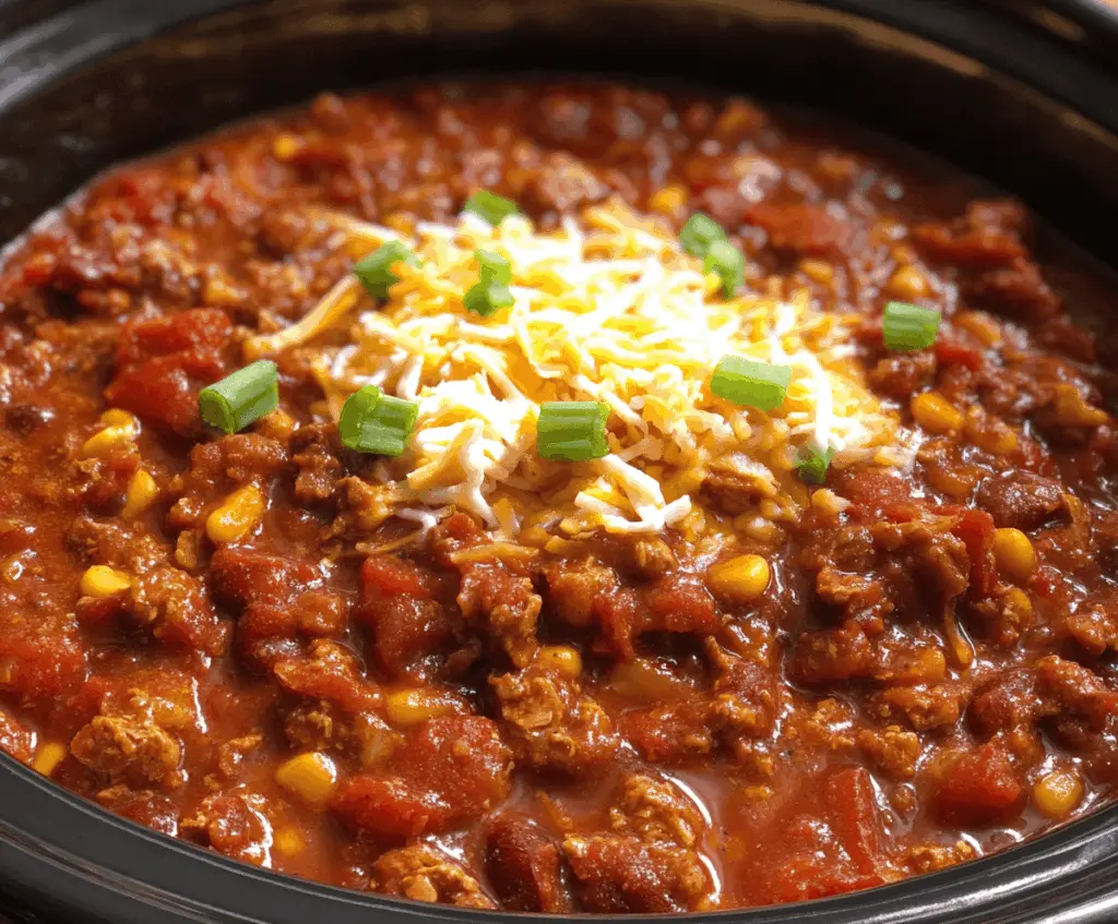 Mouthwatering Slow-Cooker Chili