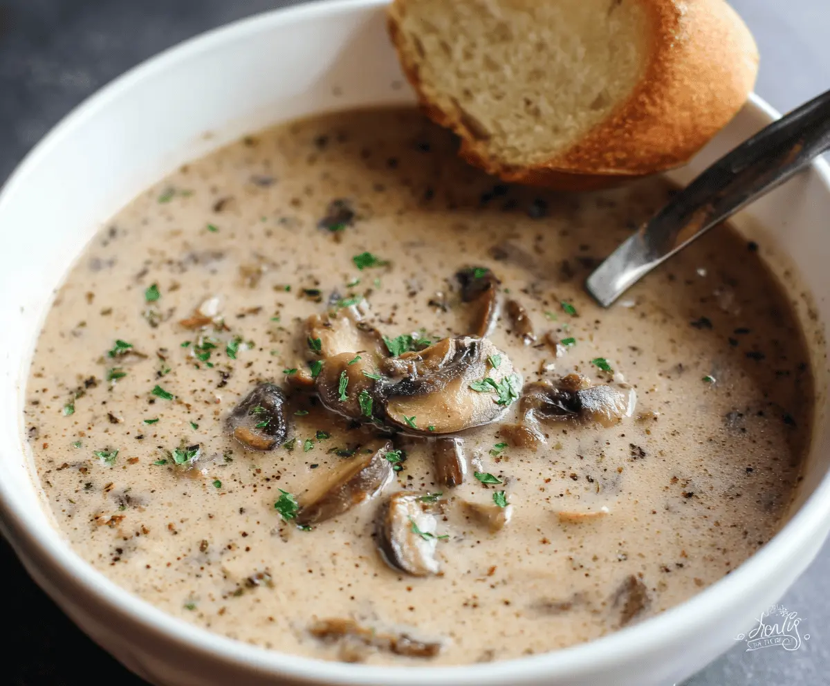 Mushroom Soup Creation