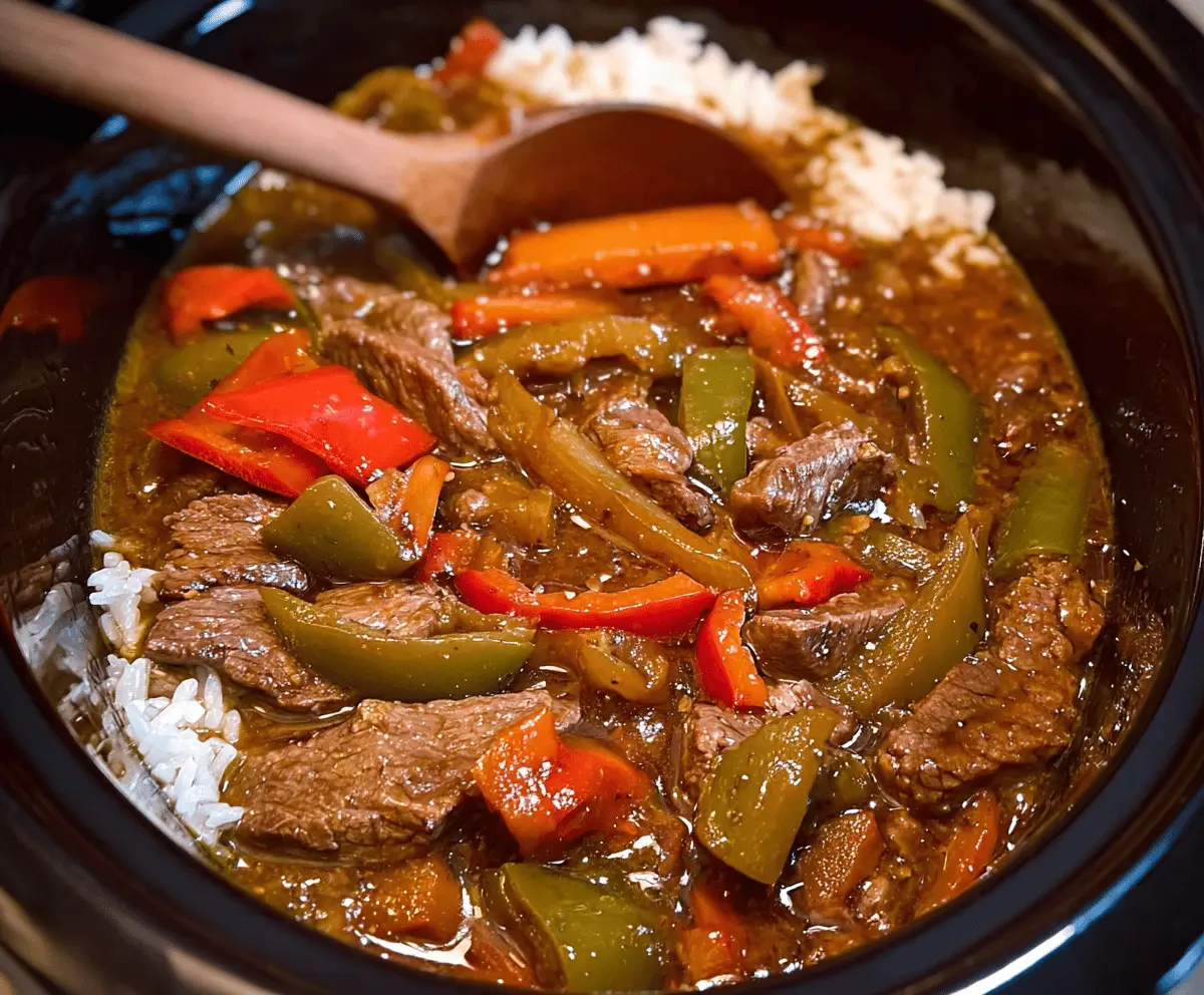 Easy Crock Pot Pepper Steak Recipe for Tender, Flavorful Meals