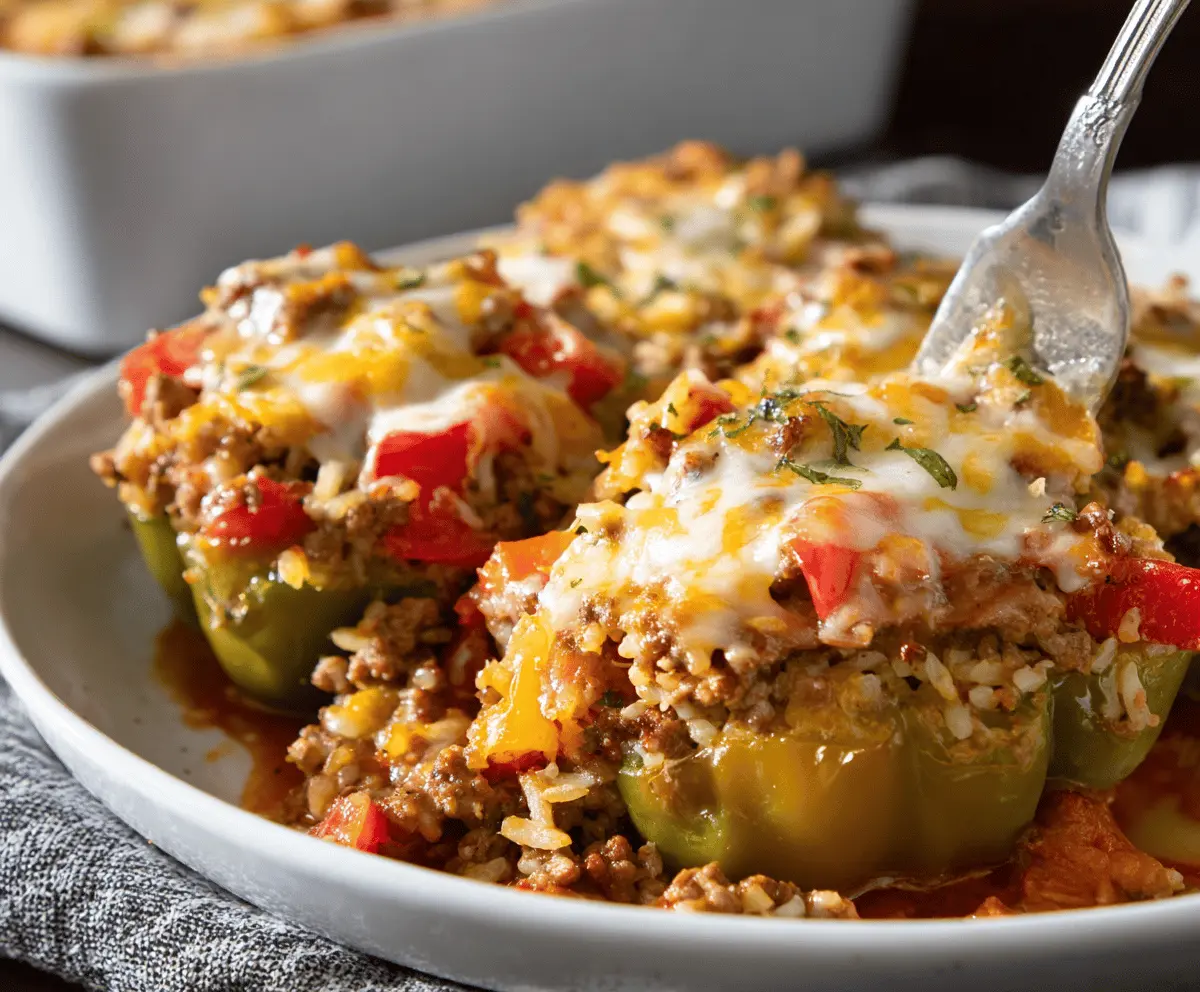 Pioneer Woman Stuffed Pepper Casserole Recipe
