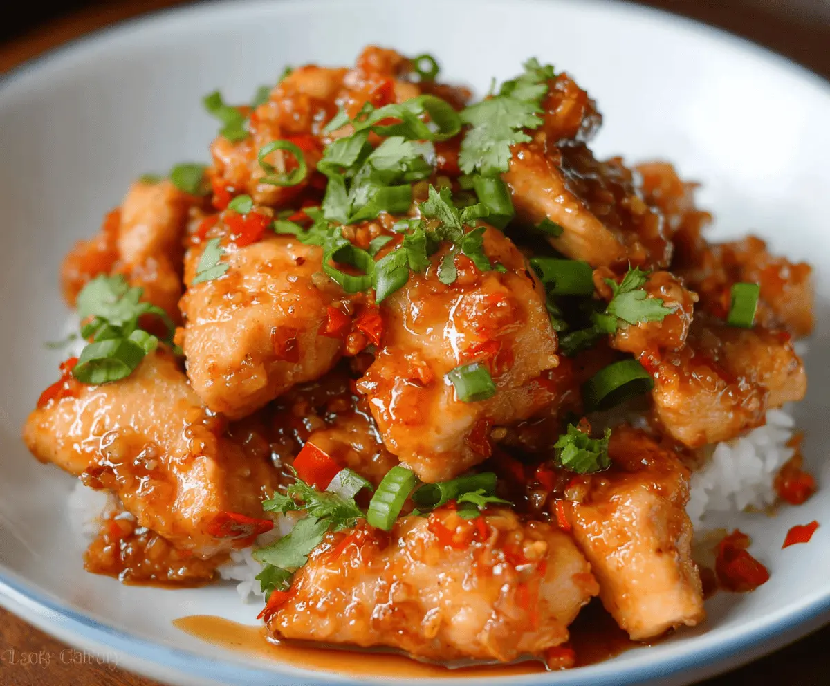 Sweet Chili Chicken Recipe