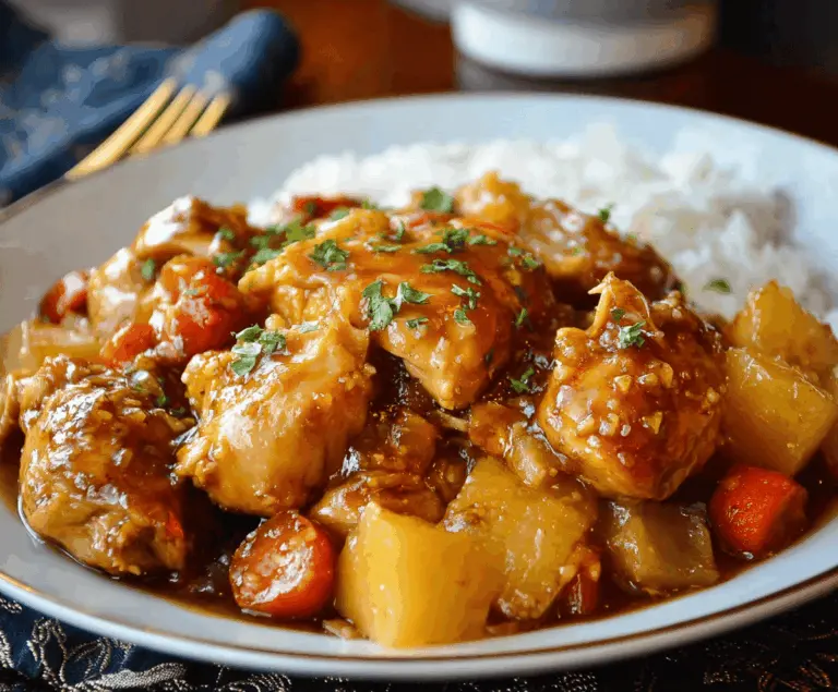 Sweet Hawaiian Crockpot Chicken