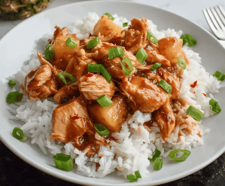 Sweet Hawaiian Crockpot Chicken