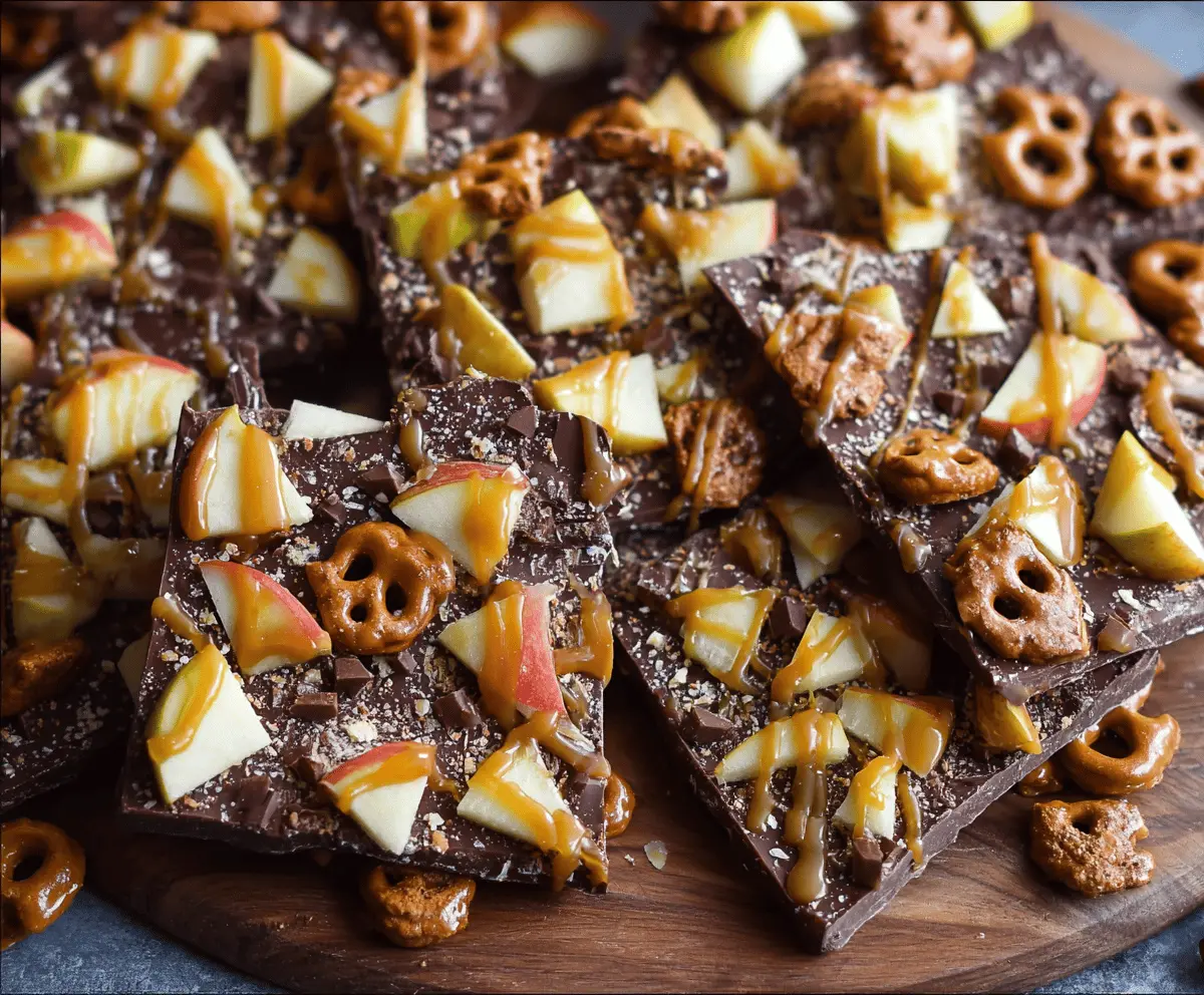 Easy Caramel Apple Bark Recipe – Sweet & Crunchy Treat