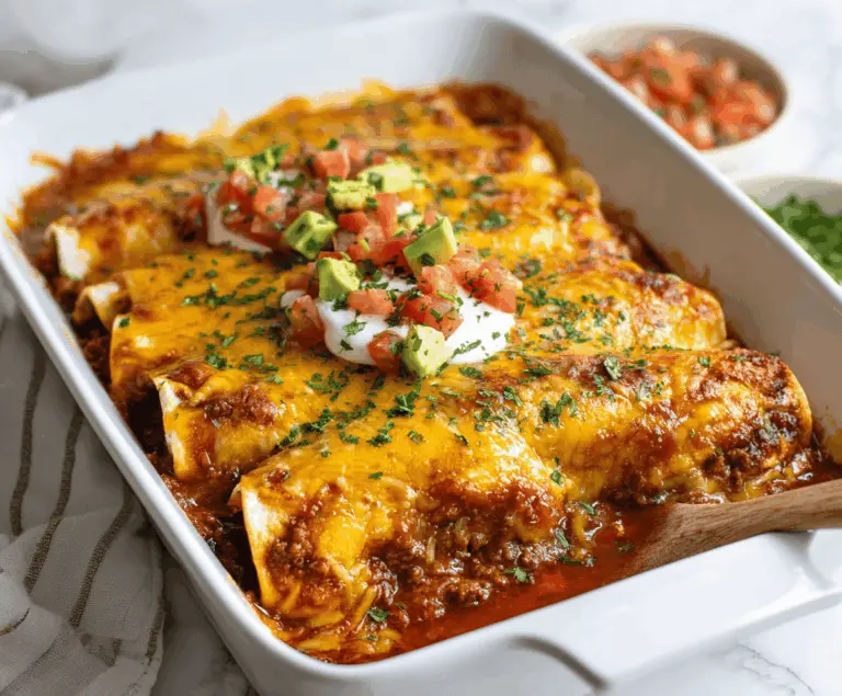 delicious ground beef enchiladas ready in 30 minutes