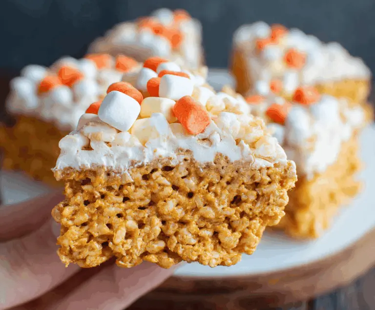 Easy Pumpkin Pie Marshmallow Treats