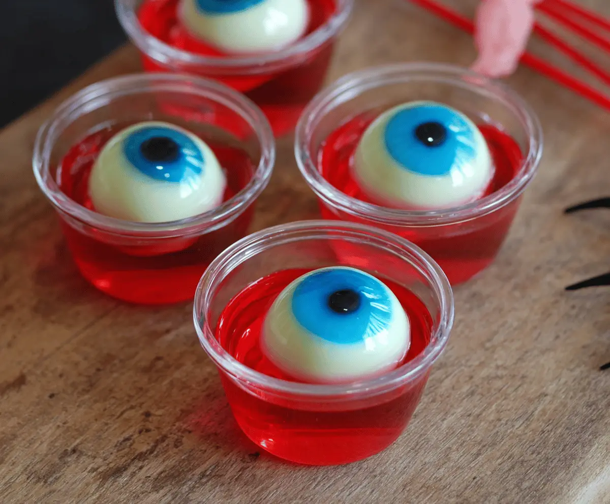 Spooky Halloween Eyeball Jello Shots Recipe
