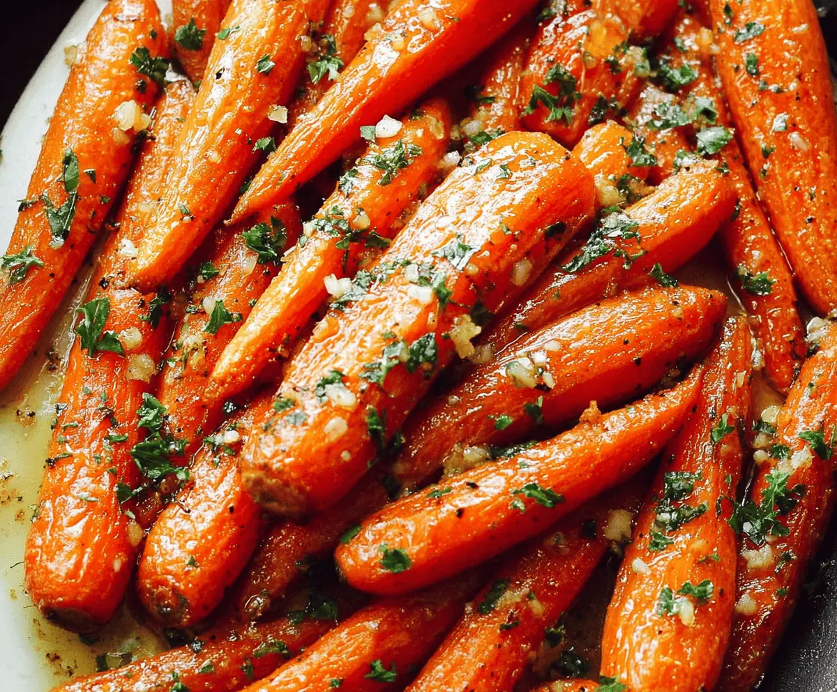 Easy Honey Garlic Roasted Carrots Recipe – Sweet & Savory Side Dish