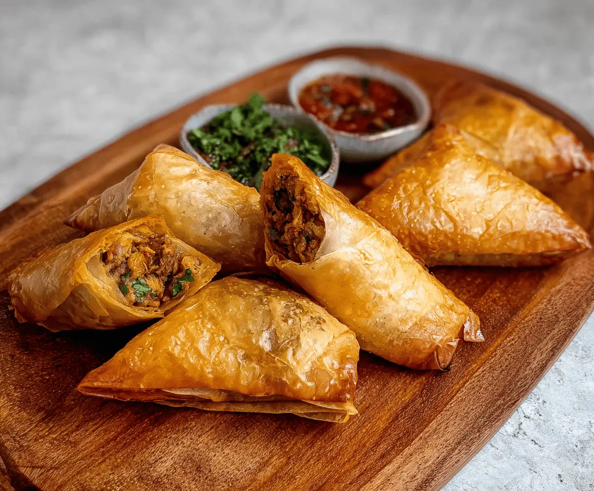 Moroccan Spiced Chicken Briouats Recipe – Crispy & Flavorful Snack