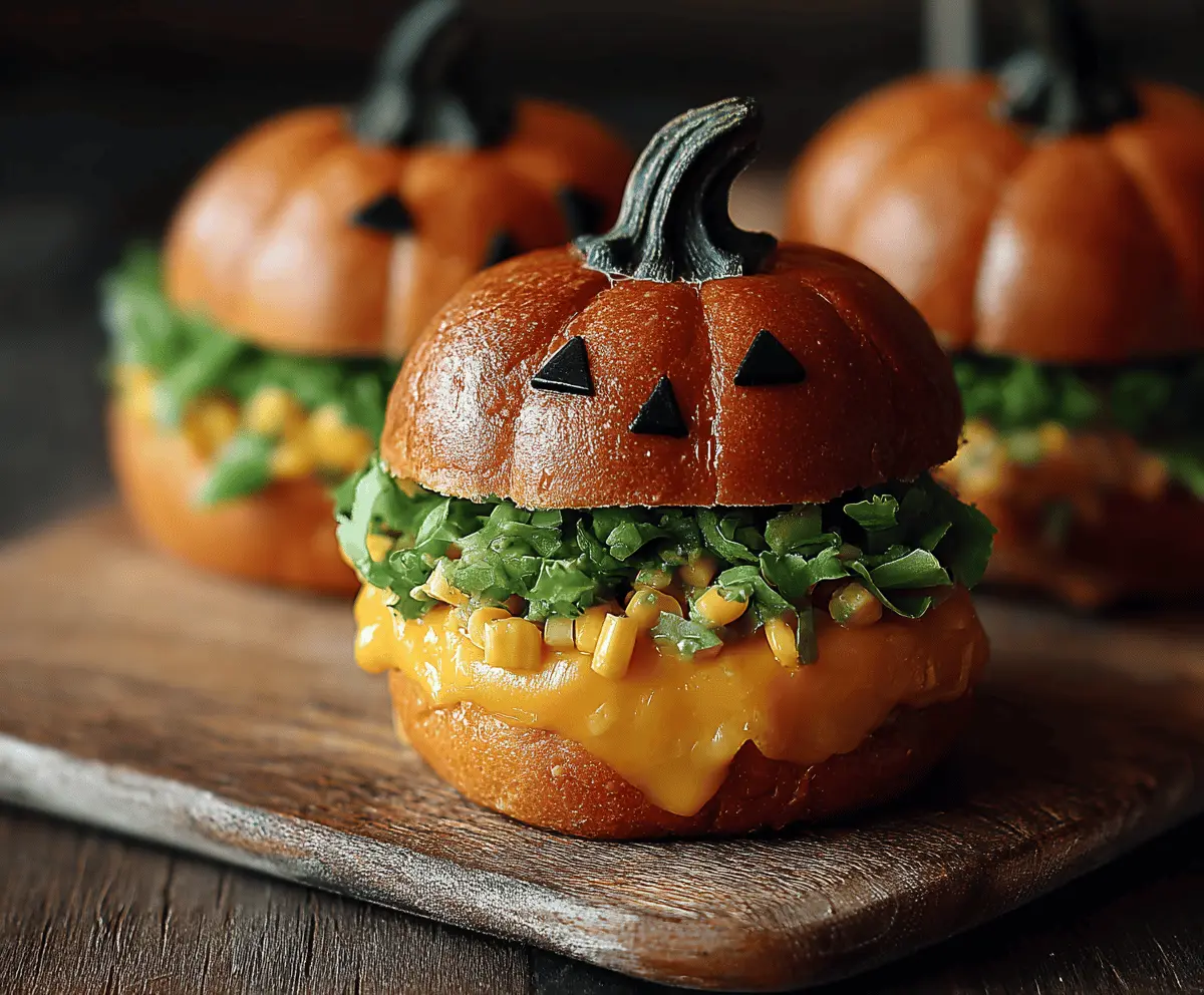 Delicious Pumpkin-Shaped Sliders Recipe for Fall Parties