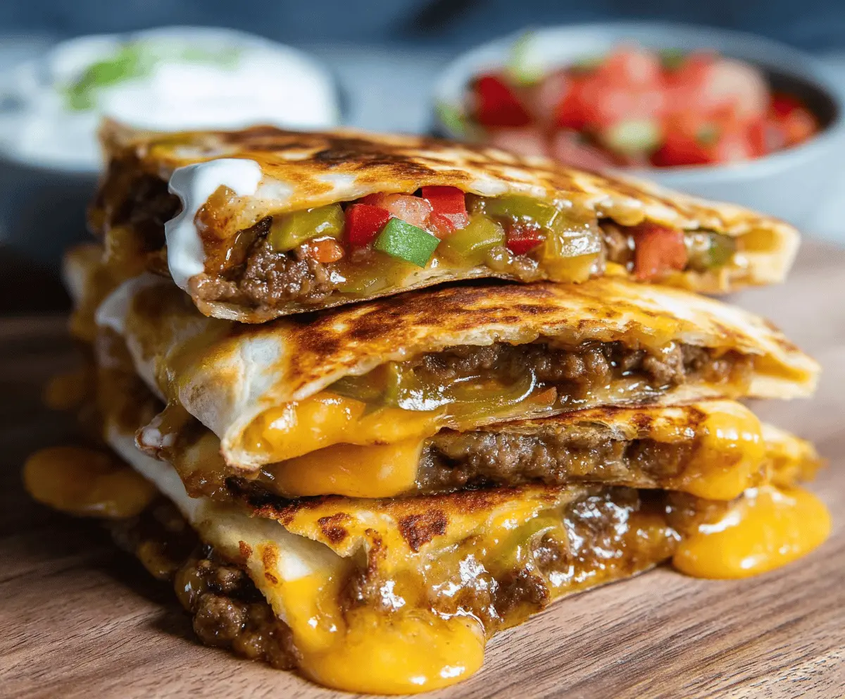Easy Smashburger Quesadillas Recipe – Cheesy & Flavorful Delight